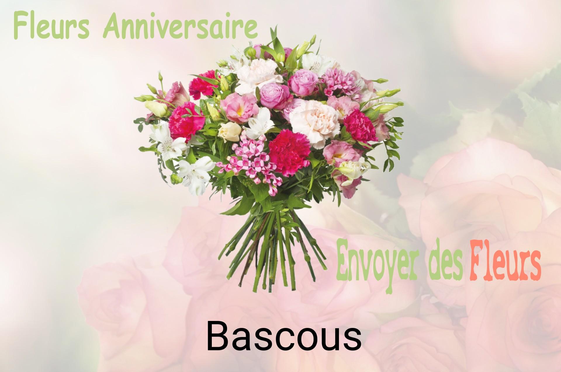 Bouquet de fleurs d’anniversaire livré à Bascous
