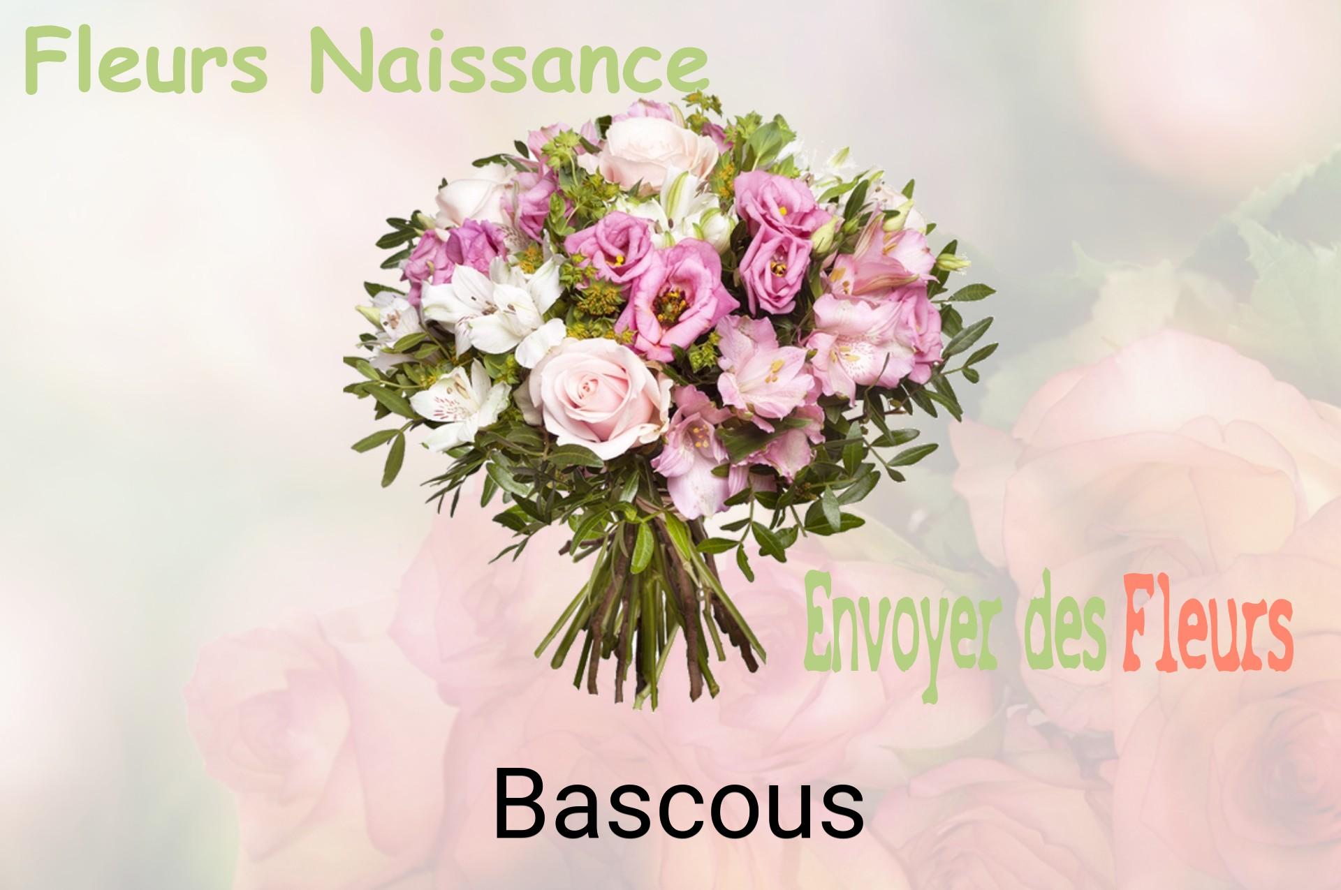Bouquet de fleurs de naissance livré à Bascous